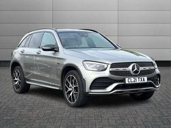Silver Used 2021 Mercedes GLC300e AMG Line Premium Plus SUV | £29,795 (Fair price)