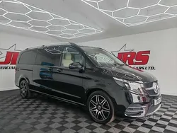 Black Used 2024 Mercedes V300 AMG line MPV | £65,700 (Good price)
