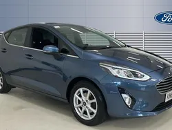 Blue Used 2018 Ford Fiesta Zetec Hatchback | £9,449 (Fair price)