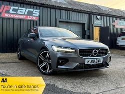 Grey Used 2019 Volvo S60 R-Design Sedan | £16,990 (Fair price)
