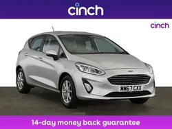 Silver Used 2018 Ford Fiesta Zetec Hatchback | £9,449 (Fair price)