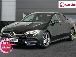 Black Used 2021 Mercedes CLA220 AMG line Sedan | £20,500 (Good price)