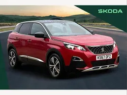 Red Used 2017 Peugeot 3008 GT-line SUV | £10,470 (Fair price)