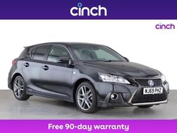 Black Used 2019 Lexus CT200h Sport Line Hatchback | £16,049 (Fair price)