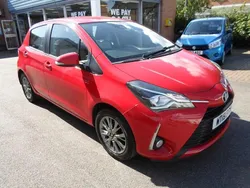 Red Used 2019 Toyota Yaris Hatchback | £10,495 (Fair price)