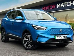 Blue Used 2022 MG ZS Trophy Connect Sedan | £13,718 (Good price)