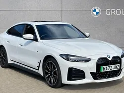 White Used 2022 BMW i4 M Sport Sedan | £30,350 (Fair price)