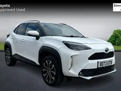 White Used 2023 Toyota Yaris Hybrid Design Hatchback | £21,526 (Expensive)