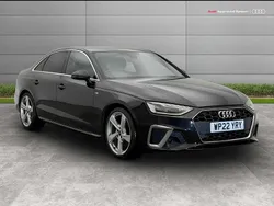 Black Used 2022 Audi A4 S-Line Sedan | £19,777 (Fair price)