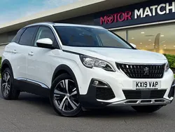 White Used 2019 Peugeot 3008 Allure Hatchback | £10,781 (Fair price)