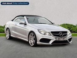 Silver Used 2017 Mercedes E220 AMG line Cabriolet | £14,799 (Good price)