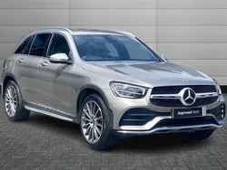 Silver Used 2022 Mercedes GLC300 AMG Line Premium Estate | £31,195 (Fair price)