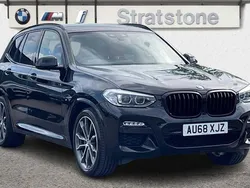 Black Used 2018 BMW X3 M Sport SUV | £27,499 (Fair price)