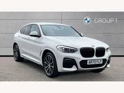 White Used 2021 BMW X4 M Sport SUV | £26,995 (Good price)