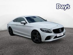 White Used 2019 Mercedes C200 AMG Line Premium Coupe | £19,495 (Fair price)