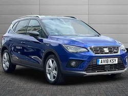 Blue Used 2018 Seat Arona FR SUV | £9,490 (Fair price)