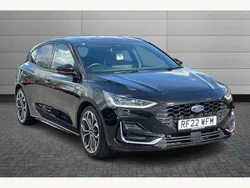 Black Used 2022 Ford Focus ST-Line Hatchback | £15,693 (A bit pricey)