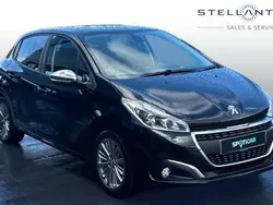 Black Used 2018 Peugeot 208 Signature Sky Hatchback | £7,620 (Fair price)