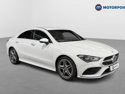 White Used 2022 Mercedes CLA200 AMG Line Premium Coupe | £24,099 (Fair price)