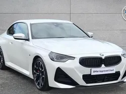 White New 2025 BMW 230 M Sport Coupe | £38,995 (A bit pricey)