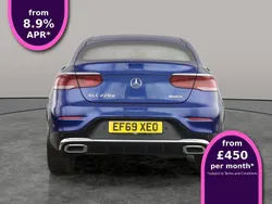 Blue Used 2020 Mercedes GLC220 AMG line Coupe | £27,605 (Fair price)