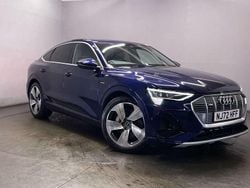 Blue Used 2022 Audi e-tron S-Line SUV | £22,599 (Good price)