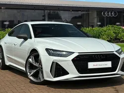 White New 2025 Audi RS7 Performance Hatchback | £93,980 (A bit pricey)