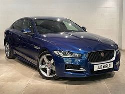 Blue Used 2015 Jaguar XE R-Sport Sedan | £9,247 (Fair price)