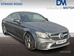 Grey Used 2019 Mercedes C200 AMG line Coupe | £18,495 (A bit pricey)