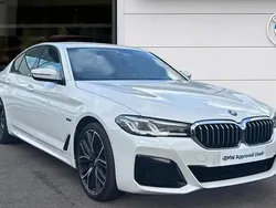 White Used 2021 BMW 545e M Sport | £29,806 (Good price)