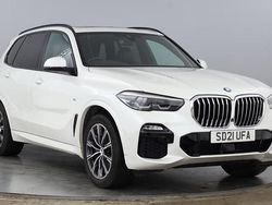 White Used 2021 BMW X5 M Sport SUV | £41,999 (Good price)