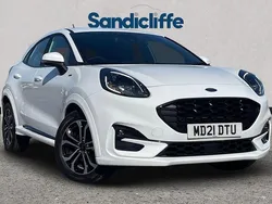 Frozen white (premium paint) Used 2021 Ford Puma Gen-E Hatchback | £14,998