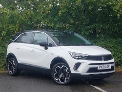 White Used 2021 Vauxhall Crossland Elite SUV | £13,998 (Fair price)