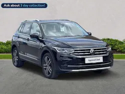 Black Used 2022 VW Tiguan Elegance SUV | £27,812 (Fair price)