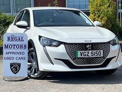 White Used 2021 Peugeot e-208 Allure Hatchback | £11,745 (Good price)