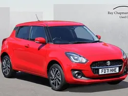 Red Used 2022 Suzuki Swift SZ5 Hatchback | £11,500 (Fair price)