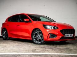 Red Used 2018 Ford Focus ST-Line Hatchback | £8,000 (A bit pricey)