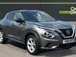 Gun metal metallic Used 2021 Nissan Juke N-Connecta SUV | £13,500 (Good price)