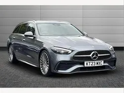 Grey Used 2023 Mercedes C200 AMG Line Premium Estate | £27,395 (Fair price)