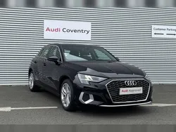 Brilliant black Used 2024 Audi A3 Sportback e-tron Sport Sedan | £27,325 (A bit pricey)