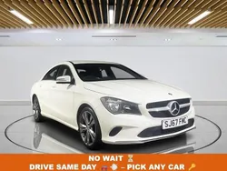 White Used 2017 Mercedes CLA180 Sedan | £11,349 (Fair price)