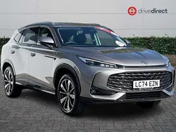 Metallic sterling silver Used 2024 MG HS Trophy SUV | £23,250