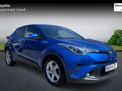 Blue Used 2018 Toyota C-HR SUV | £14,495 (A bit pricey)