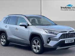 Silver Used 2020 Toyota RAV4 Hybrid SUV | £25,968 (Fair price)