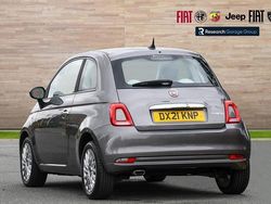 Grey Used 2021 Fiat 500 Lounge Hatchback | £9,196 (Fair price)