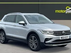 Silver Used 2021 VW Tiguan Elegance SUV | £22,895 (Fair price)