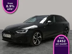 Black Used 2023 Audi A4 Black Edition Estate | £29,066 (Expensive)