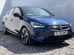 Blue Used 2021 Vauxhall Corsa-e Elite Hatchback | £11,899 (Fair price)