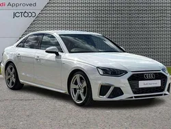 White Used 2020 Audi A4 S-Line Sedan | £18,774 (Fair price)
