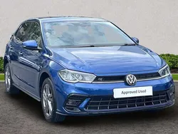 Blue Used 2023 VW Polo R-line Hatchback | £17,990 (Fair price)